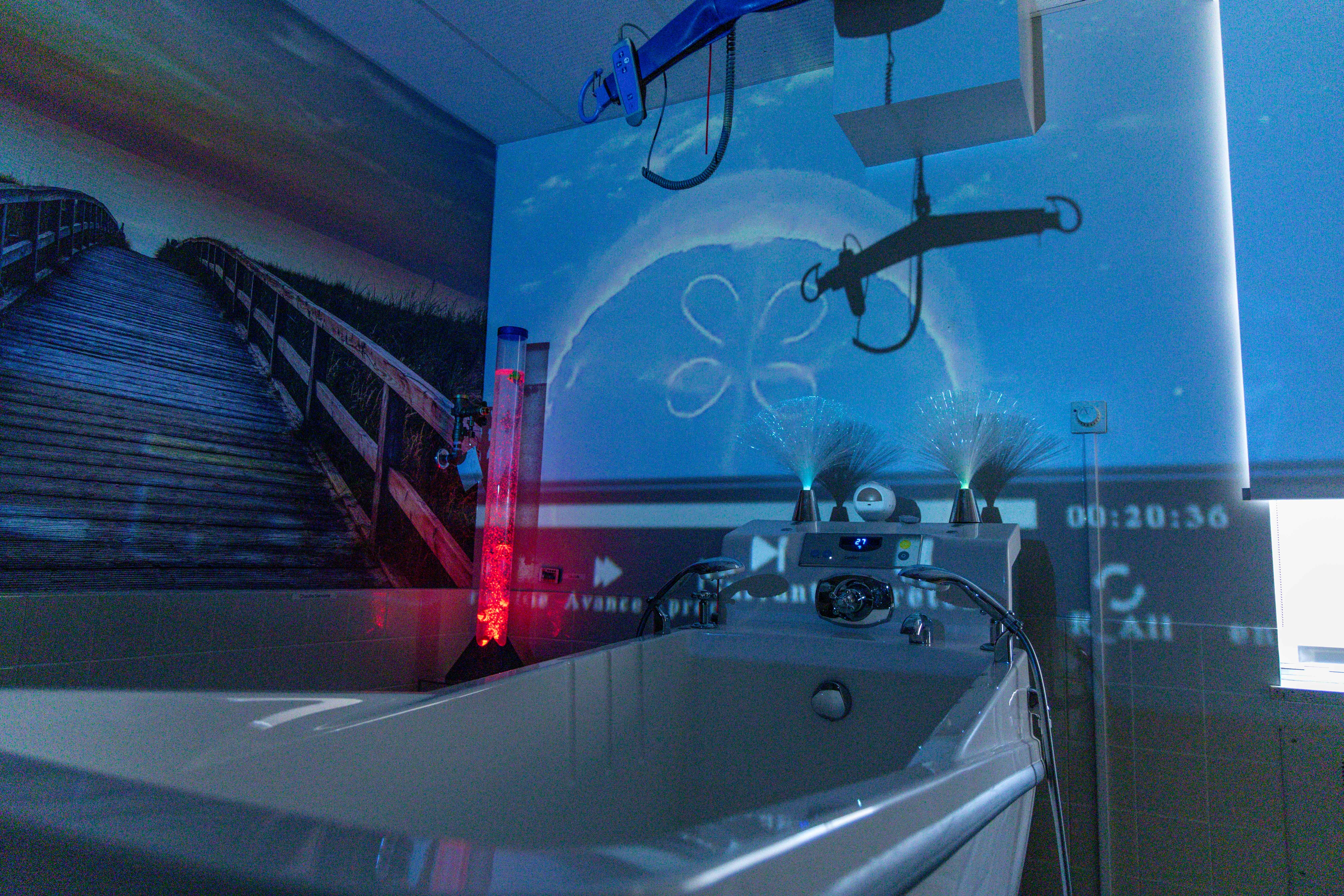 Salle de bain sensorielle