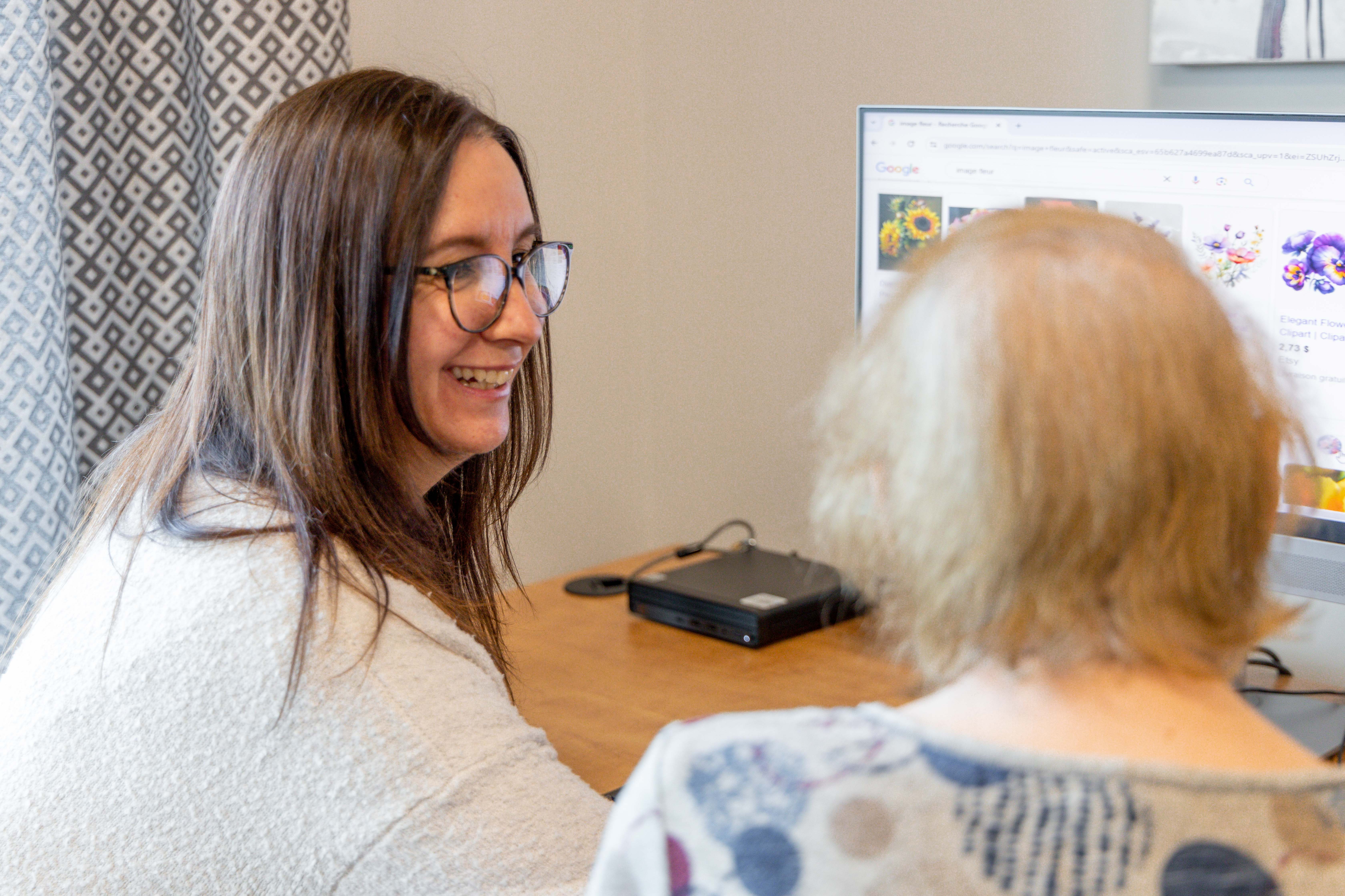 Poste informatique accessible
