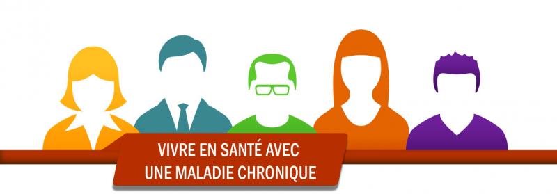 Entete du programme Vivre en santé avec une maladie chronique